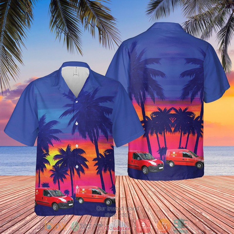 UK Royal Mail Van Hawaiian Shirt 1 UK Royal Mail Van Hawaiian Shirt