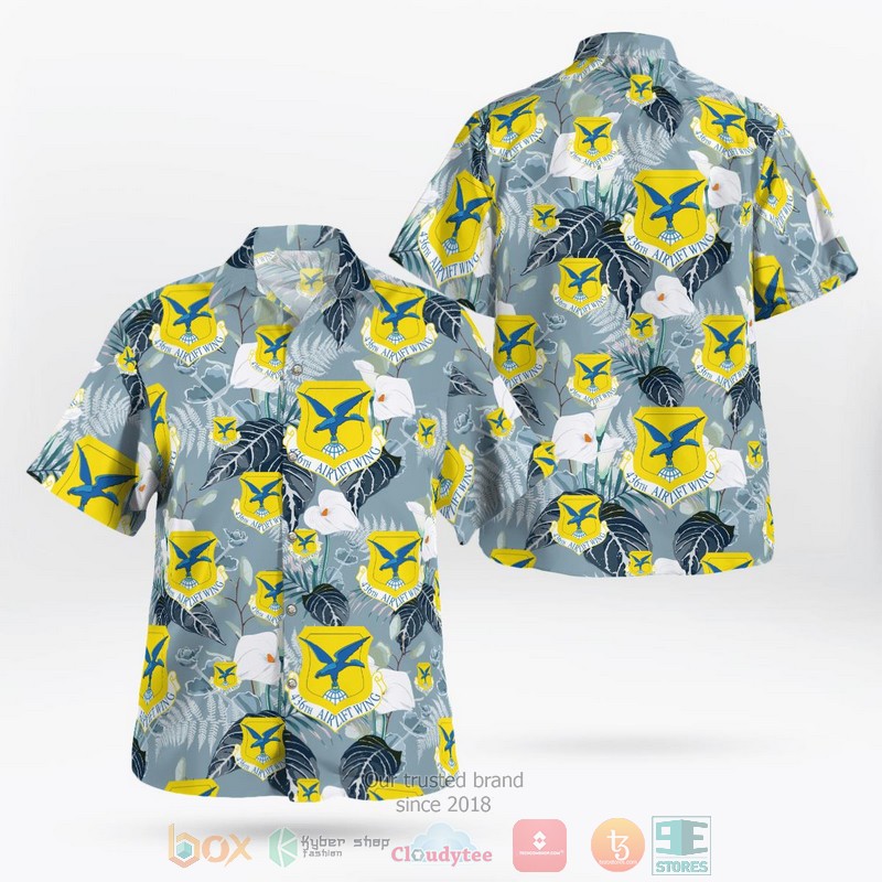 US Air Force 436th Airlift Wing Hawaiian Shirt