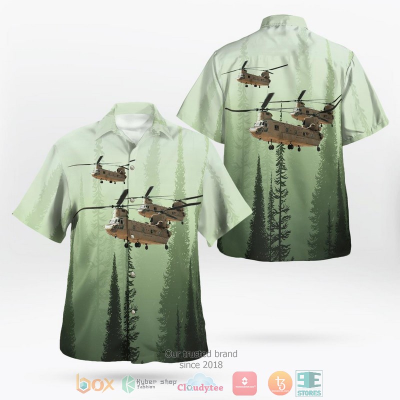US Army 3rd Battalion 25th Aviation Regiment CH-47 Chinook Hawaiian Shirt word2
