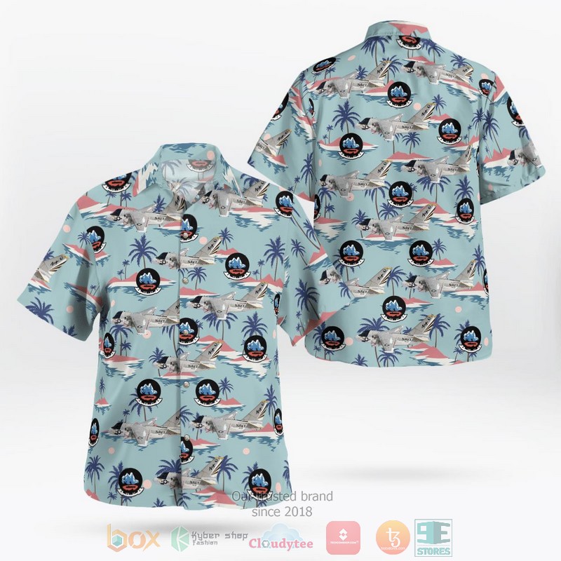 US Navy Lockheed S 3 Viking Of VS 37 Hawaiian Shirt