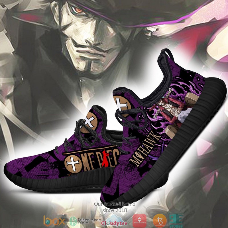 One Piece Dracule Mihawk Anime Reze Sneaker Shoes 1