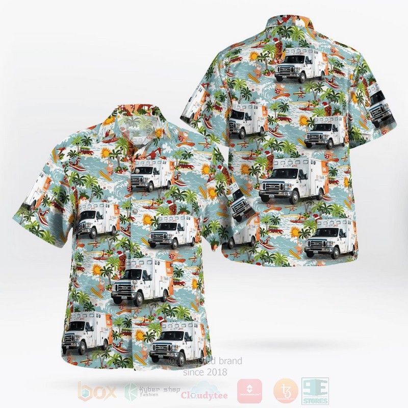 BEST UT Health East Texas EMS Christmas 3D Aloha Shirt 3 UT Health East Texas EMS Christmas Hawaiian Shirt