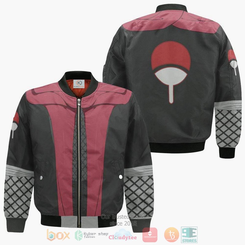 Uchiha Hinotori Naruto Outfits Anime Bomber Jacket