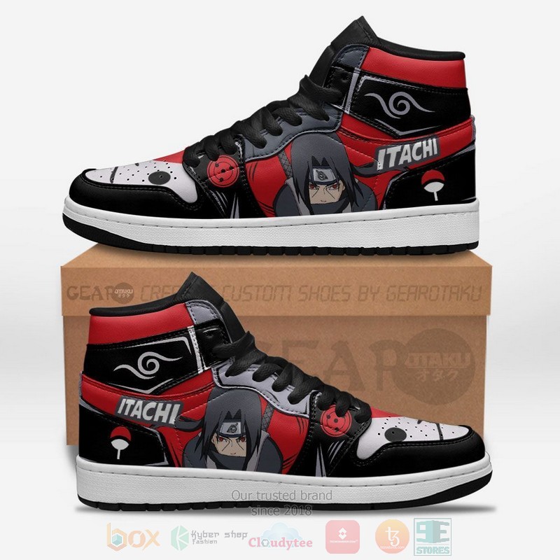 Uchiha Itachi Anbu Naruto Custom Anime Air Jordan High Top Shoes