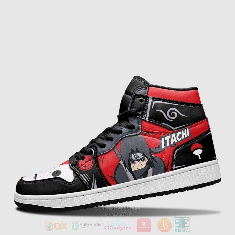 Uchiha Itachi Anbu Naruto Custom Anime Air Jordan High Top Shoes 1 2