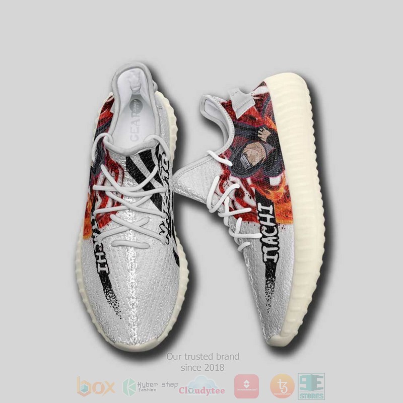 BEST Anime Uchiha Itachi Naruto Custom Yeezy Sneakers-Shoes 2 Uchiha Itachi Naruto Custom Anime Yeezy Shoes 1