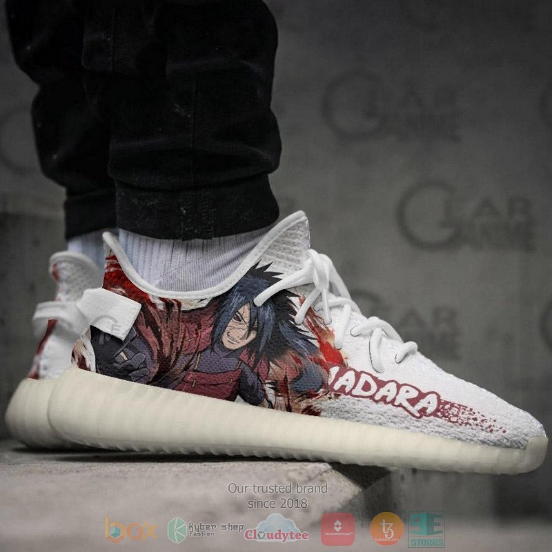 BEST Uchiha Madara Yeezy Shoes Sneaker 3 Uchiha Madara Anime Yeezy Shoes 1 2