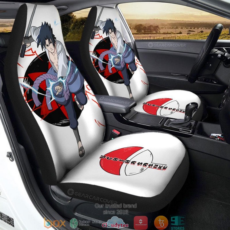 Uchiha Sasuke Naruto Anime Car Seat Cover