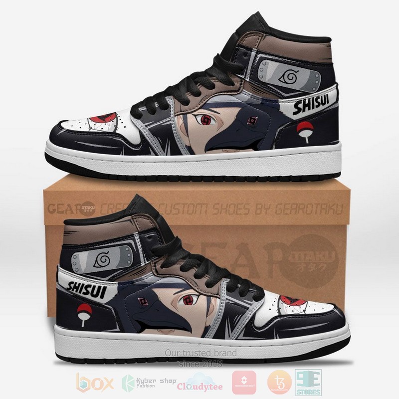 Uchiha Shisui Naruto Custom Anime Air Jordan High Top Shoes