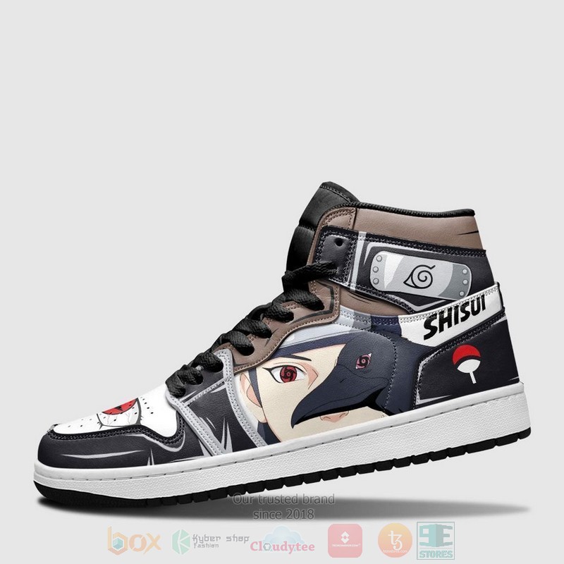 Uchiha Shisui Naruto Custom Anime Air Jordan High Top Shoes 1 2