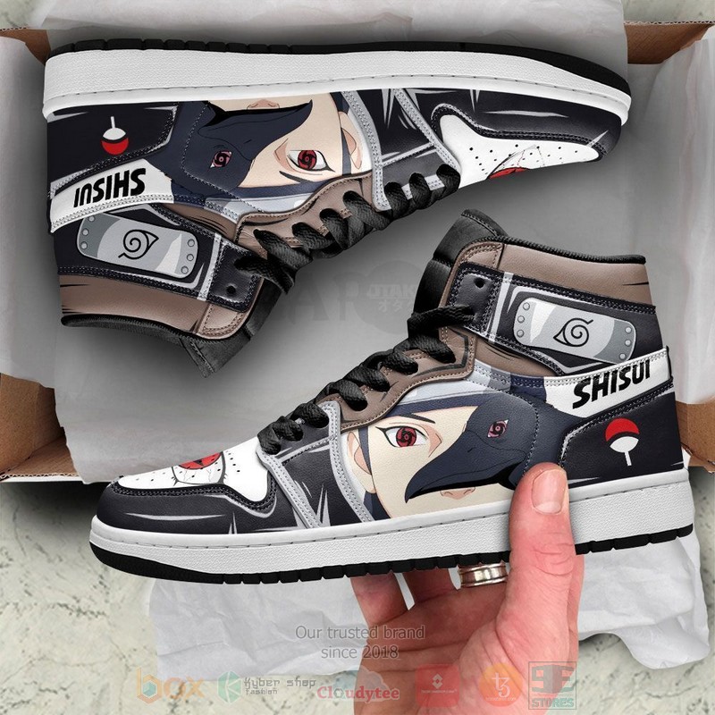 Uchiha Shisui Naruto Custom Anime Air Jordan High Top Shoes 1 2 3