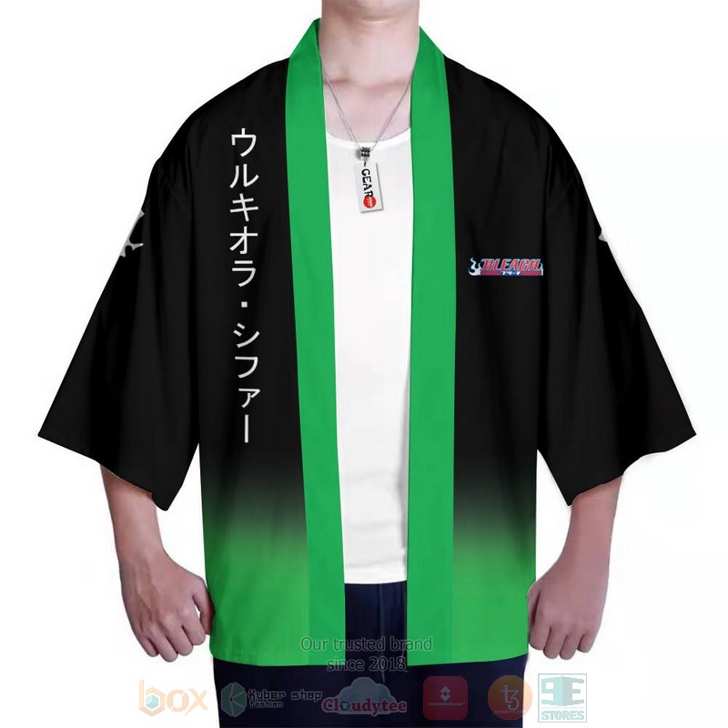 BEST Ulquiorra Schiffer Bleach Anime Japan 3D Print Kimono 3 Ulquiorra Schiffer Bleach Anime Inspired Kimono 1 2