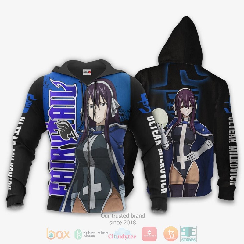 Ultear Milkovich Fairy Tail Anime 3D Hoodie Bomber Jacket