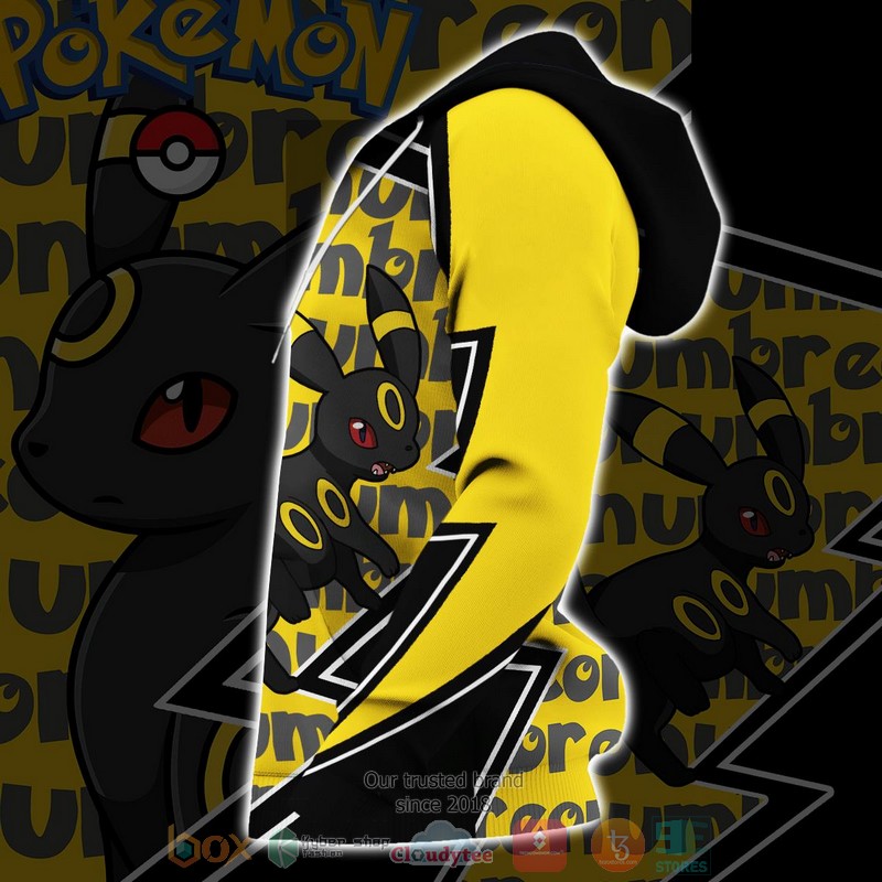 NEW Umbreon Costume Pokemon Full Printed 3D Hoodie 4 Umbreon Costume Pokemon 3D Hoodie 1 2 3