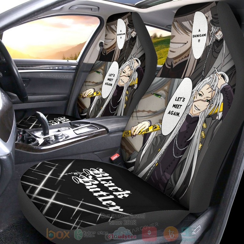 Undertaker Black Butler Anime Car Seat Cover 1