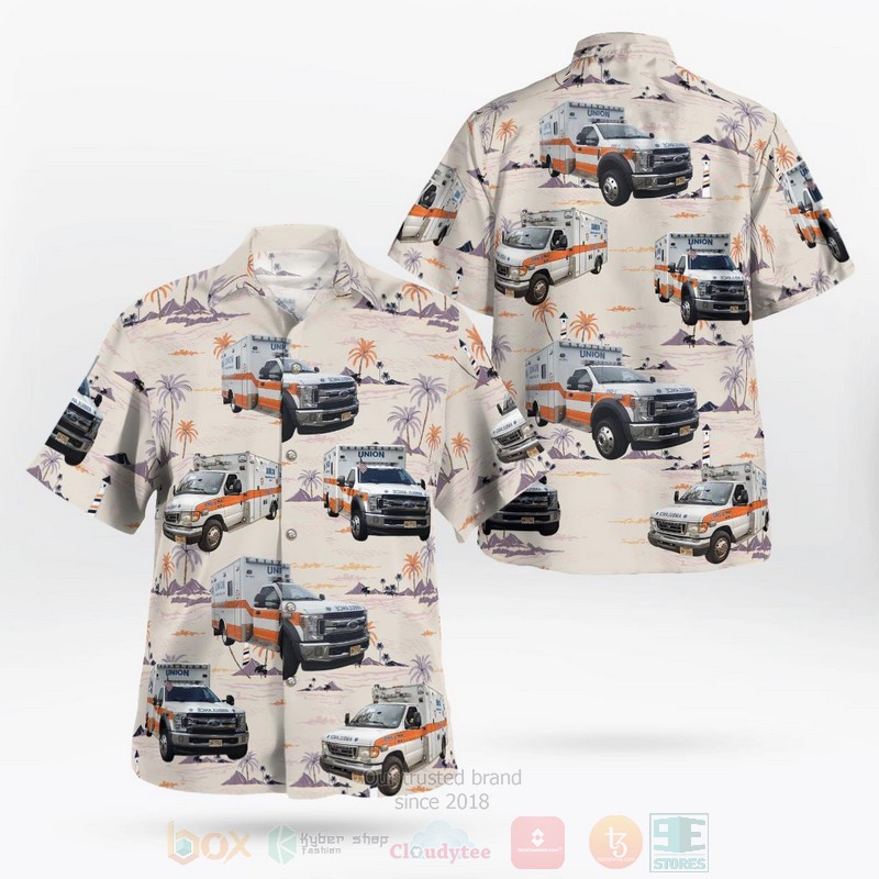 Union Emergency Medical Unit Hawaiian Shirt