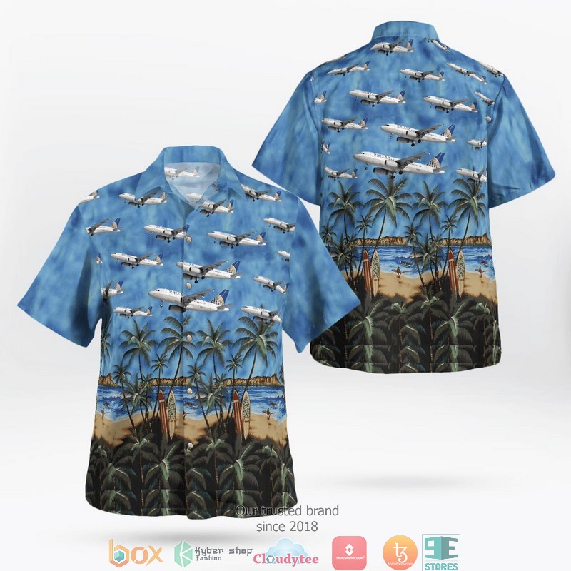 United Airlines Airbus 319 Hawaiian Shirt 9 United Airlines Airbus 319 Hawaiian Shirt word3