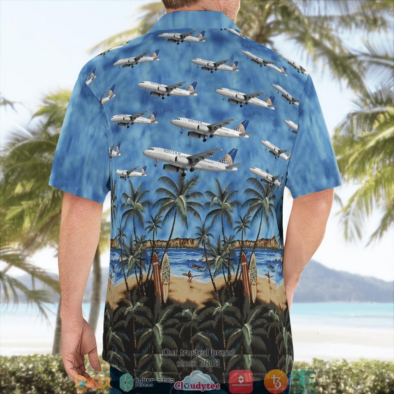 United Airlines Airbus 319 Hawaiian Shirt 2 United Airlines Airbus 319 Hawaiian Shirt word2