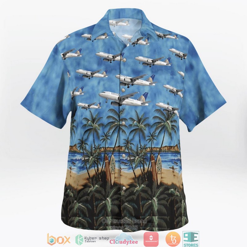 United Airlines Airbus 319 Hawaiian Shirt 3 United Airlines Airbus 319 Hawaiian Shirt word2