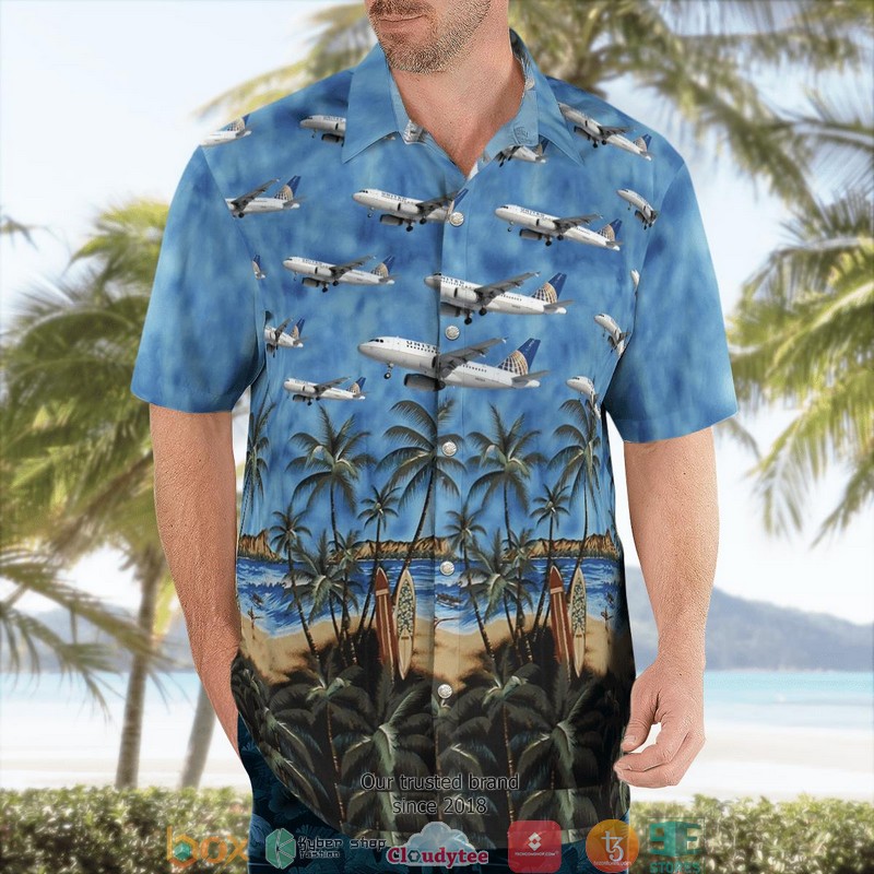 United Airlines Airbus 319 Hawaiian Shirt 4 United Airlines Airbus 319 Hawaiian Shirt word2