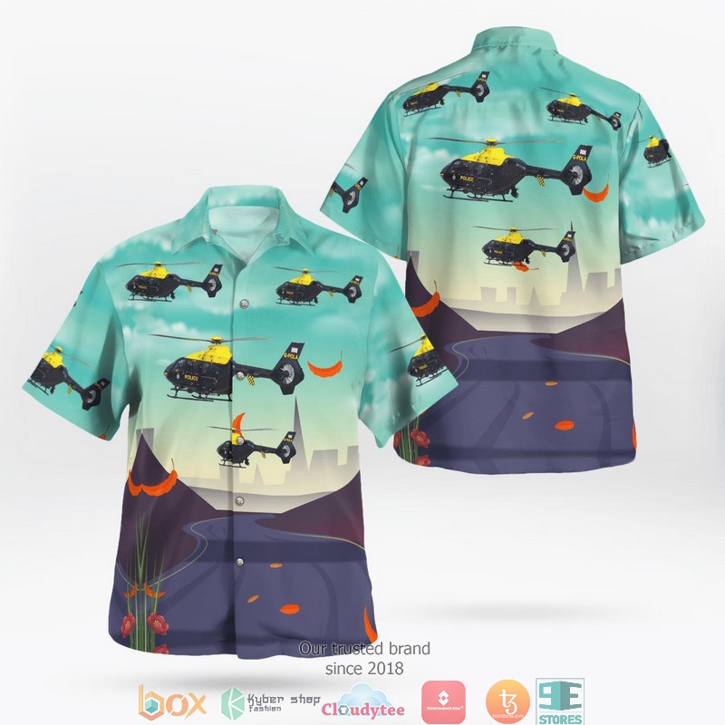 United Kingdom West Midlands Police G-POLA An EC135 Helicopter Limited Hawaiian Shirt 8 United Kingdom West Midlands Police G-POLA An EC135 Helicopter Limited Hawaiian Shirt word3