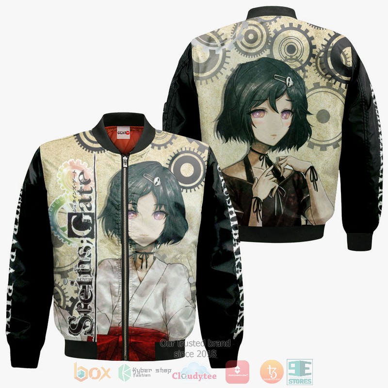 NEW Urushibara Ruka Steins Gate Anime Manga Style Full Printed 3D Sweater, Hoodie 4 Urushibara Ruka Steins Gate Anime Manga Style 3D Hoodie Bomber Jacket 1 2 3