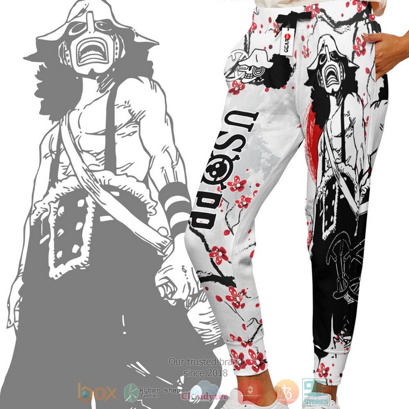 Usopp Anime One Piece Japan Style Jogger longpants 1