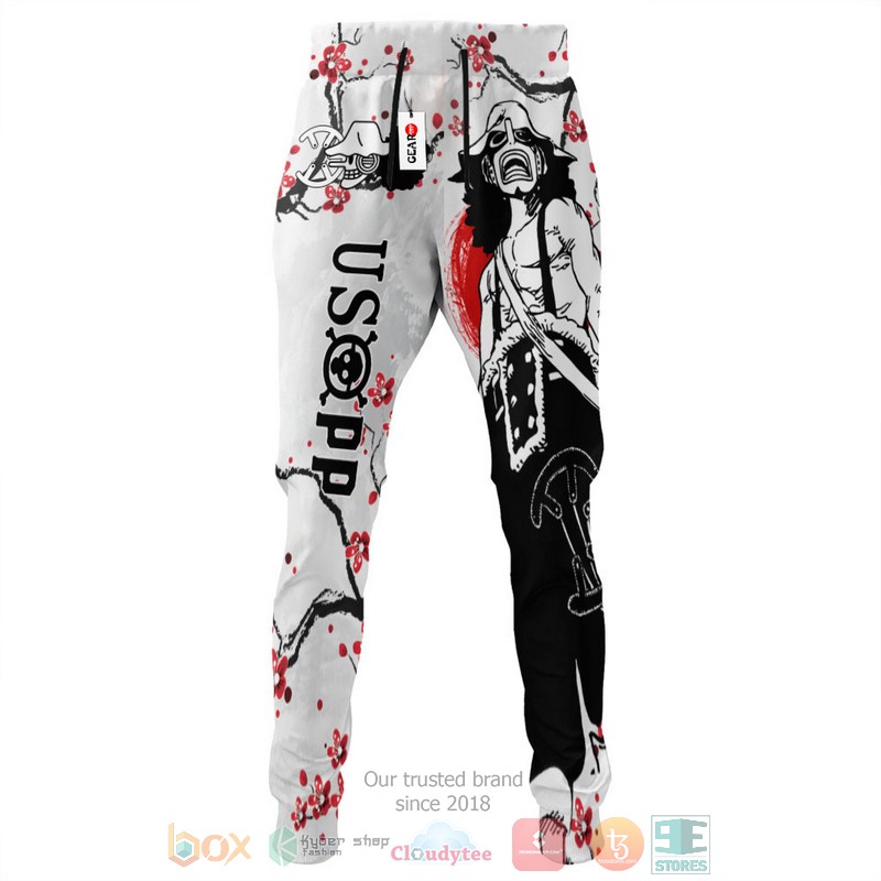 BEST Usopp Anime One Piece Japan Style Longpants 4 Usopp Anime One Piece Japan Style Jogger longpants 1 2 3