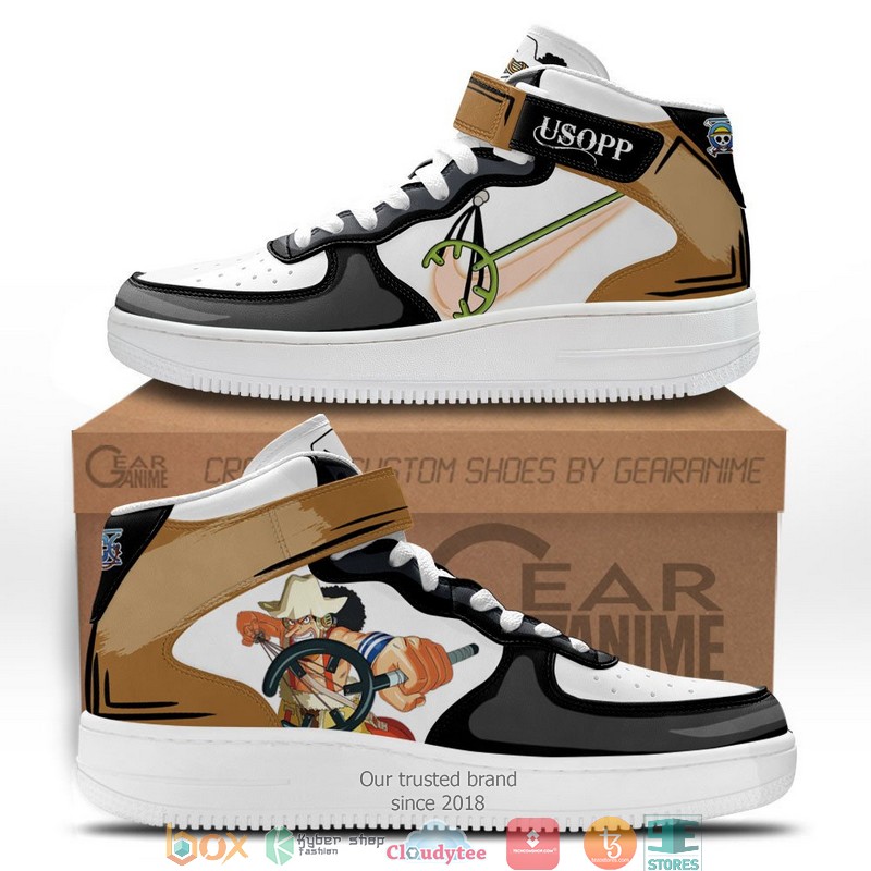 Usopp Anime One Piece for Otaku High Air Force Shoes