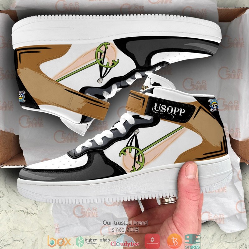 Usopp Anime One Piece for Otaku High Air Force Shoes 1 2 3