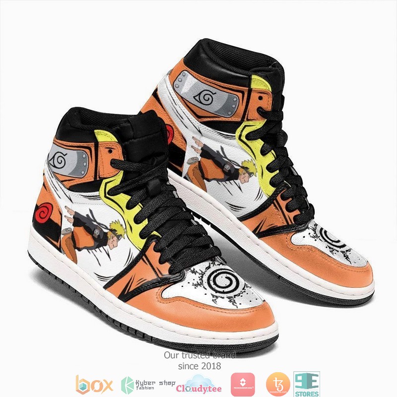 Uzumaki NRT Run NRT Anime Air Jordan High Top Shoes 1