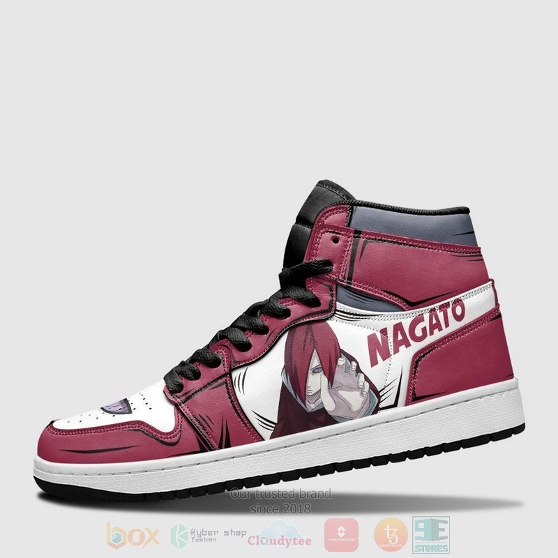 Uzumaki Nagato Naruto Custom Anime Air Jordan High Top Shoes 1 2