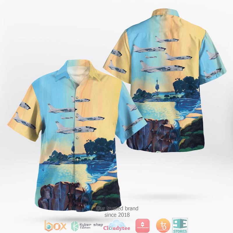 VC-7 Vought F-8 Crusader Hawaiian Shirt 9 VC-7 Vought F-8 Crusader Hawaiian Shirt word1