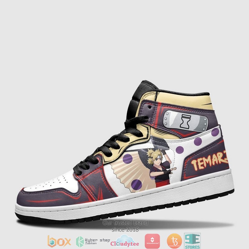 Nara Temari NRT Anime Air Jordan High Top Shoes 3 Nara Temari NRT Anime Air Jordan High Top Shoes 1 2