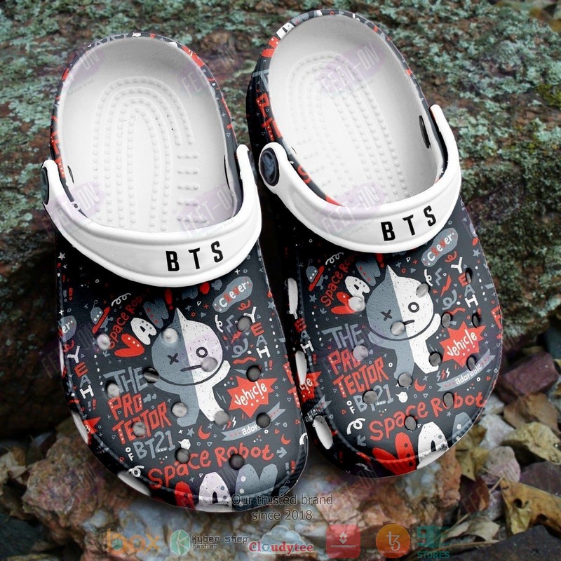 Van Space Robot BT21 BTS crocs crocband clog