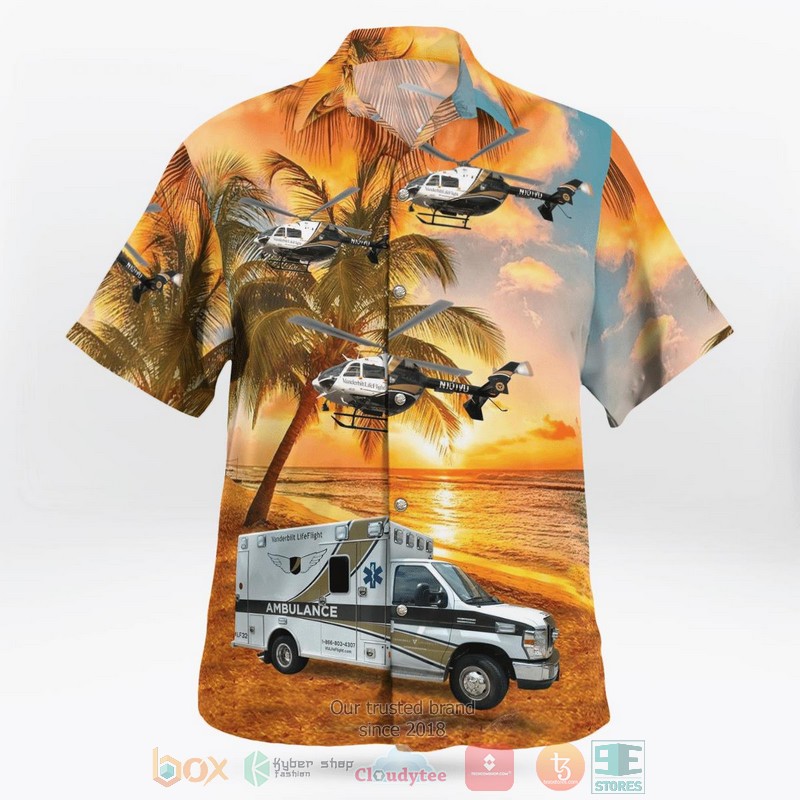 BEST Vanderbilt LifeFlight Eurocopter-Kawasaki EC-145 BK-117C-2 - N101VU 59-365 & Ambulance Hawaii Shirt 3 Vanderbilt LifeFlight Eurocopter Kawasaki EC 145 BK 117C 2 N101VU 59 365 Ambulance Hawaiian Shirt 1 2