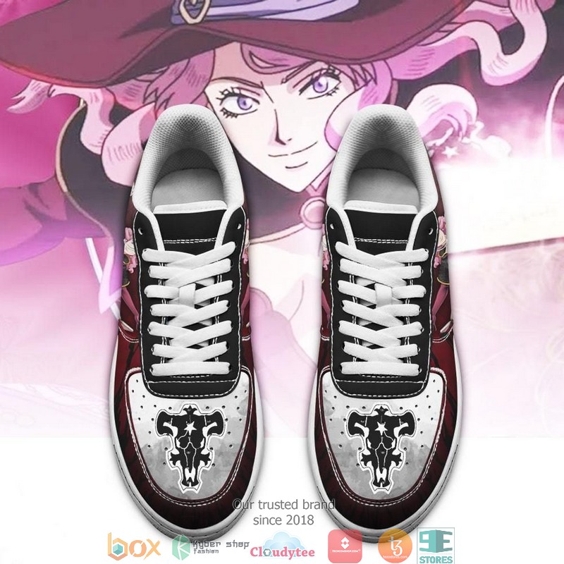 Vanessa Enoteca Black Bull Knight Black Clover Anime Nike Air Force Sneaker Shoes 1
