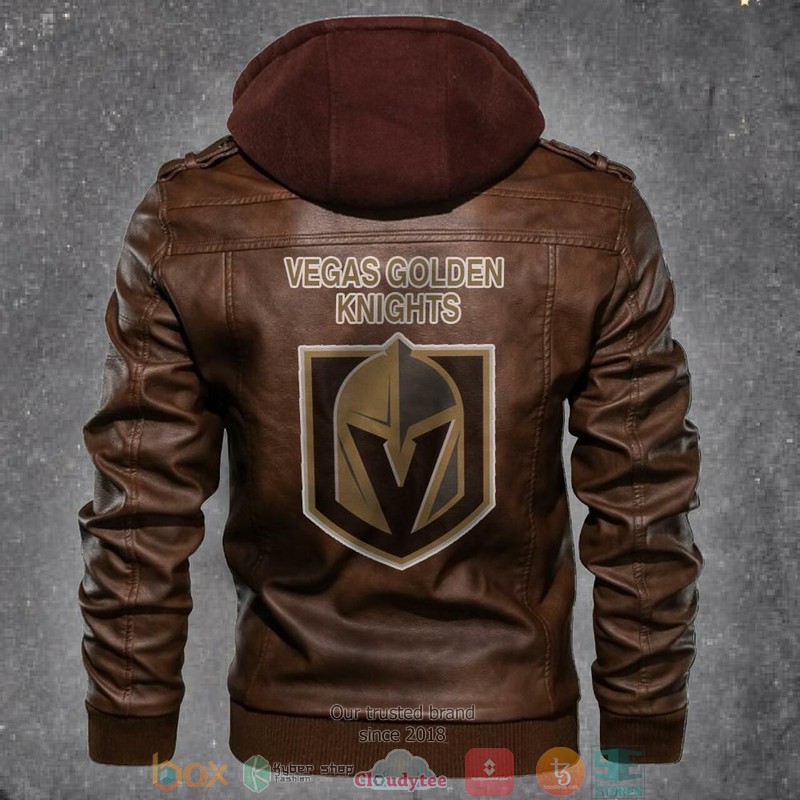 Vegas Golden Knights NHL Hockey Leather Jacket