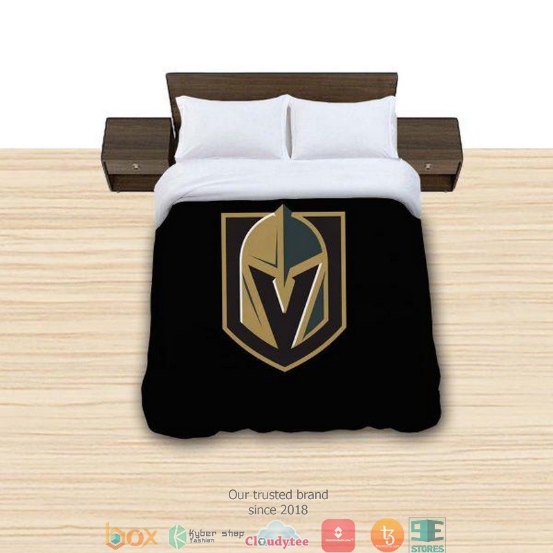 Vegas Golden Knights NHL Team Reversible Duvet Cover Bedroom Set