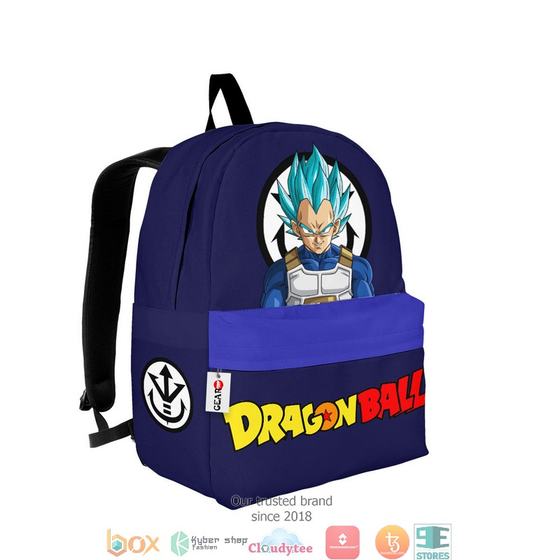 Vegeta Blue Dragon Ball Anime Backpack 1