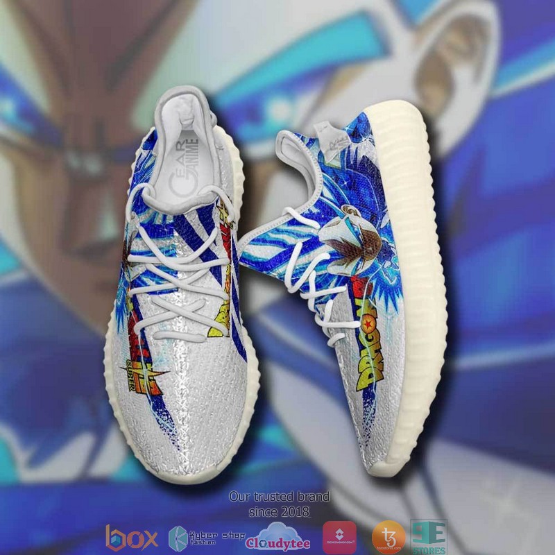 Vegeta Blue Dragon Ball Anime Yeezy Sneaker Shoes 1