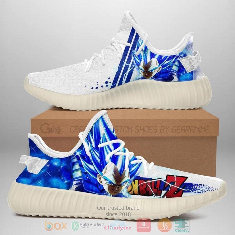 Vegeta Blue Super Saiyan Dragon Ball Yeezy Shoes