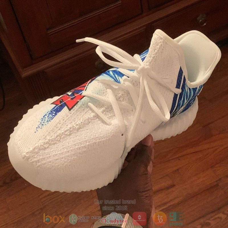 BEST Vegeta Blue Super Saiyan Dragon Ball Yeezy Shoes Sneaker 5 Vegeta Blue Super Saiyan Dragon Ball Yeezy Shoes 1 2 3 4