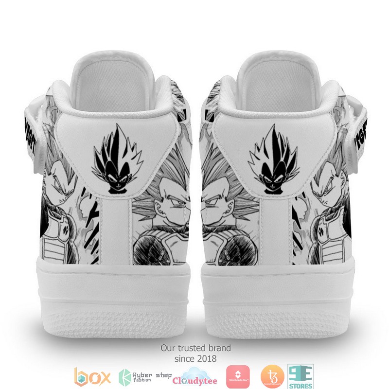 Vegeta Dragon Ball Anime Mix Manga High Air Force Shoes 1 2