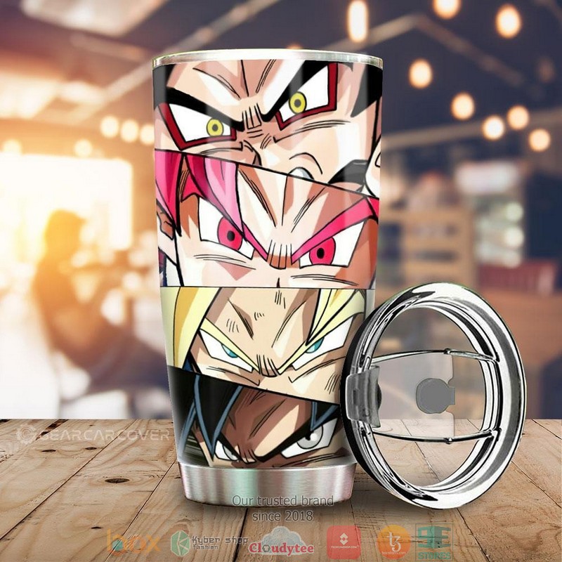 Vegeta Eyes Dragon Ball Anime Car Interior Tumbler