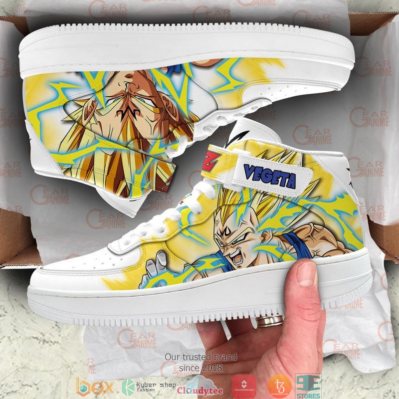Vegeta Majin Dragon Ball Anime for Otaku High Air Force Shoes 1 2 3