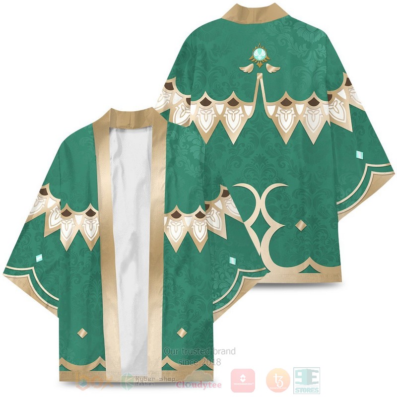 BEST Venti Genshin Impact Japan 3D Print Kimono