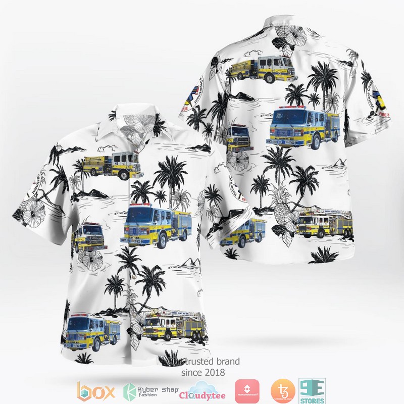 Ventura County Fire Department Hawaiian Shirt word2