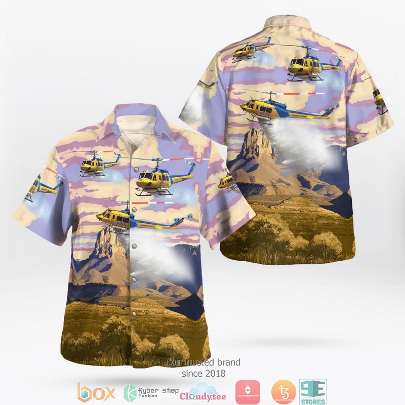 Ventura County Sheriff Fire Support Bell 205A 1 Hawaii 3D Shirt