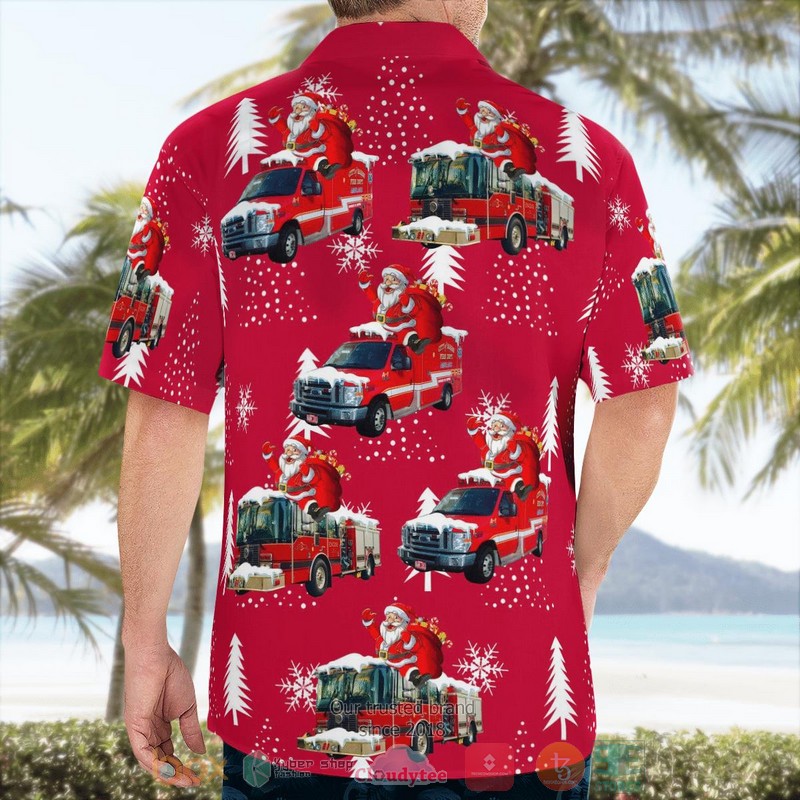BEST Vermont Barre City Fire Department Christmas Hawaii Shirt 2 Vermont Barre City Fire Department Christmas Hawaiian Shirt 1
